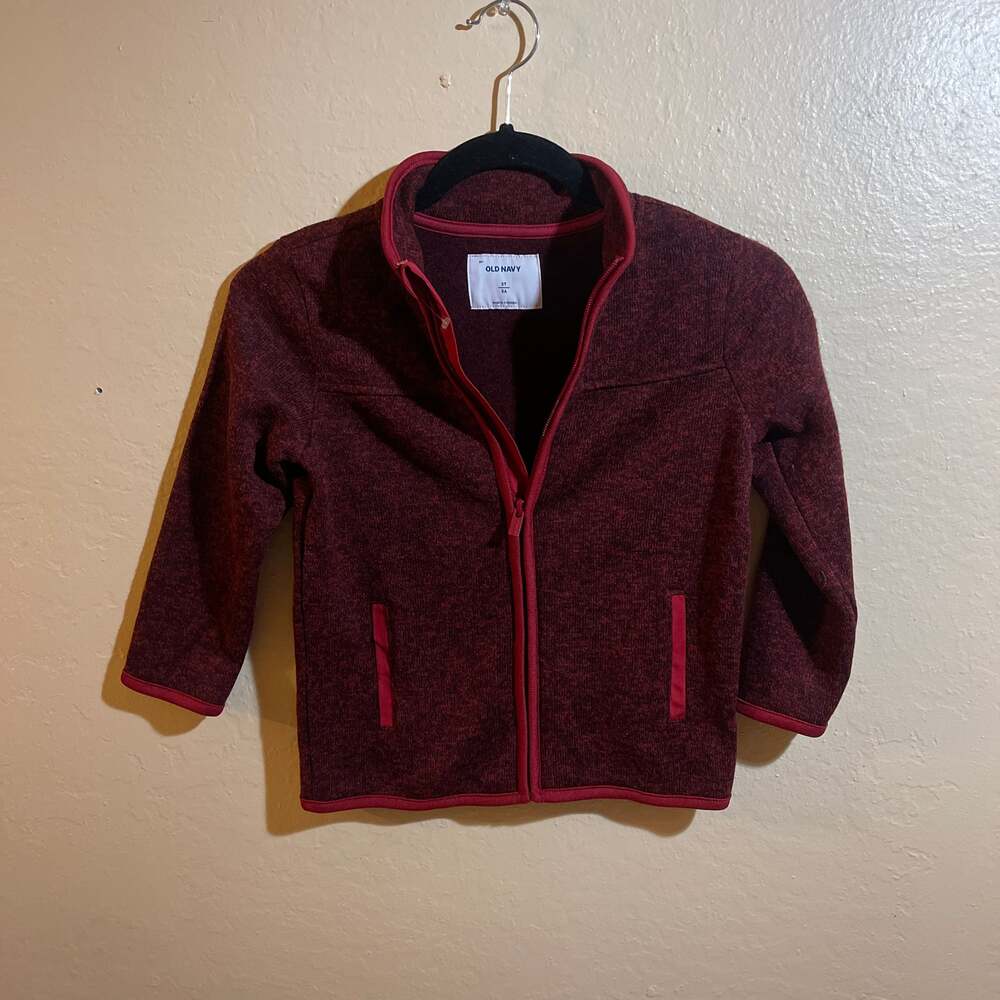 Old Navy Toddler Boys Sweater-Fleece Mock-Neck Zip Jacket
